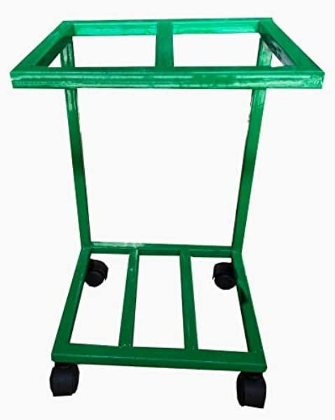 HIMAJI HIMAJI Single UPS Inverter Battery Trolly Stand for Home and Office Flat and Tubular Battery Twin Caster Strong Wheel  - Image 1