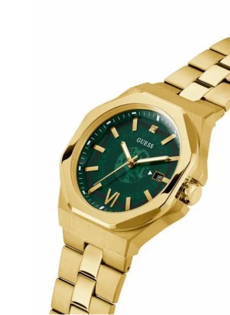 GUESS - Emperor Men's Analog Quartz Stainless Steel Gold Watch GW0573G2 - Image 1