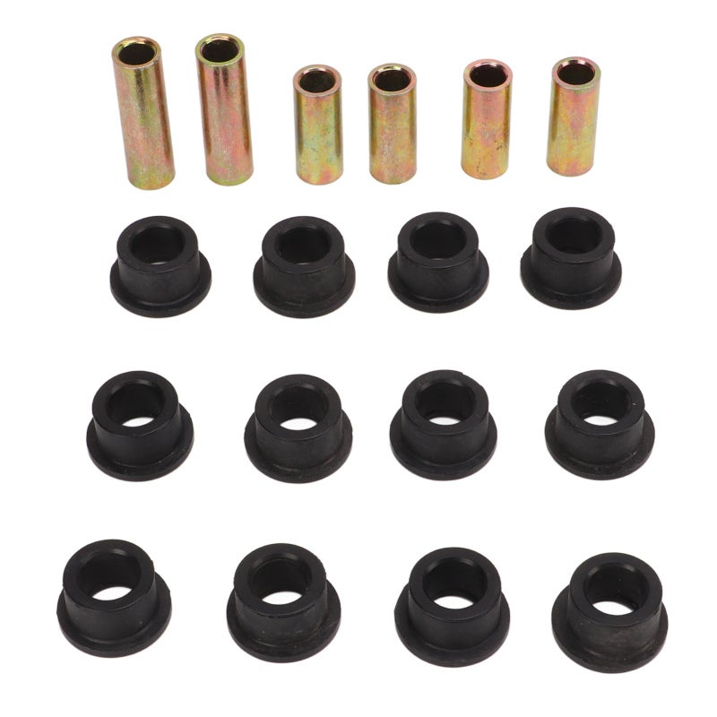 Suspension Arm Bushing Sleeve Kit: 12 Bushings 4 Short Pins 2 Long Pins - OEM Quality Reduce Vibration Direct Replacement for Club Car DS Gas Electric Carts 1992 Up - Image 1