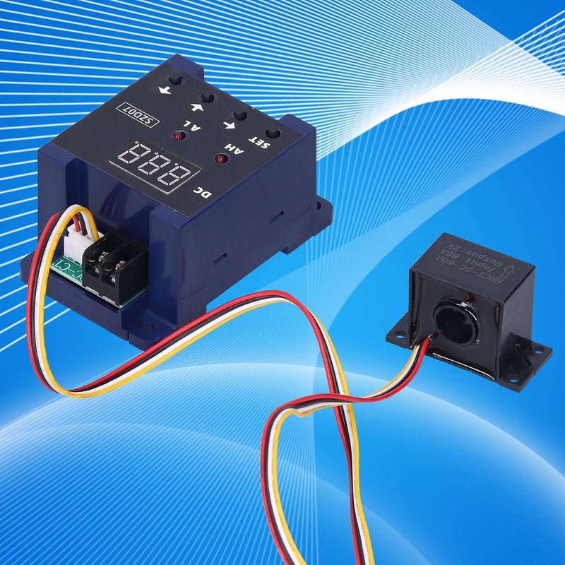 SZD07 Digital Ammeter, Plastic Digital Current Sensing Switch Ammeter, DC Digital Display Ammeter with Overload Protect for Current Measurement - Image 4