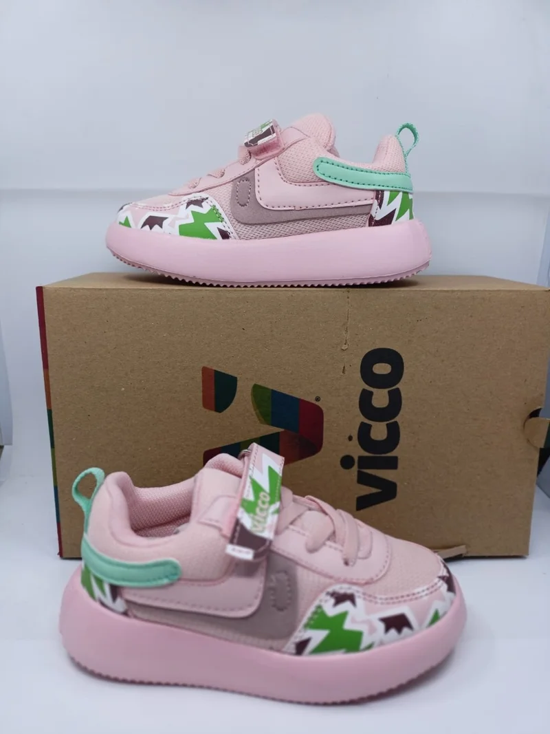 VICCO 346,P23Y,171 Napoli Children's Walking Shoes Powder