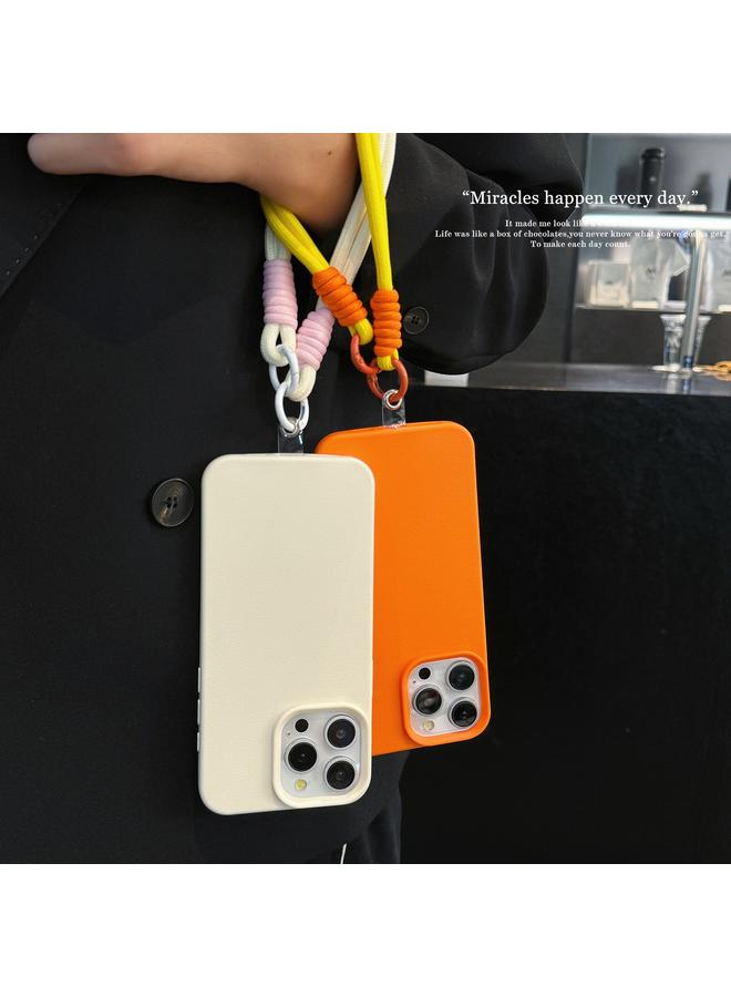 S-TOP Case For iPhone 13 Pro Leather Texture TPU Full Coverage Phone Case with Lanyard - Image 4