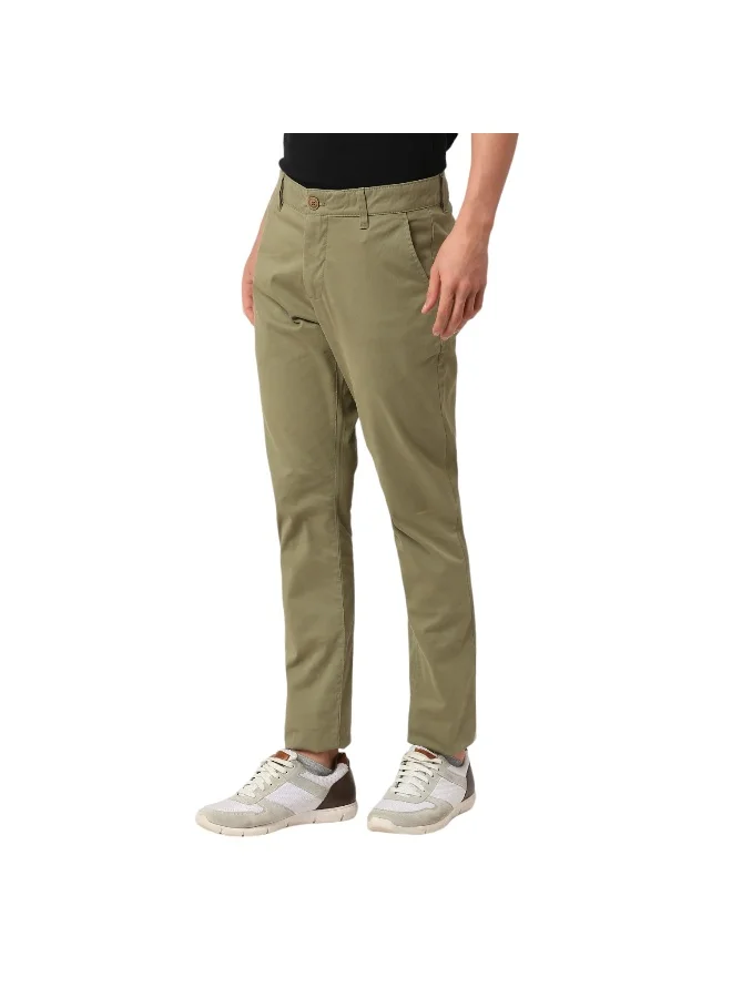 بيينغ هيومان Mens Olive Slim Fit Chinos