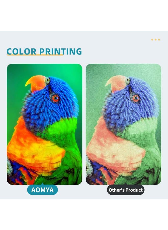 Aomya 730 Compatible Ink Cartridge Replacement for HPQ 730 P2V71A P2V73A P2V68A P2V69A P2V70A P2V72A Ink Cartridges Work for HPQ Designjet T1600 T1700 T2600 Printer (Photo Black) - Image 3