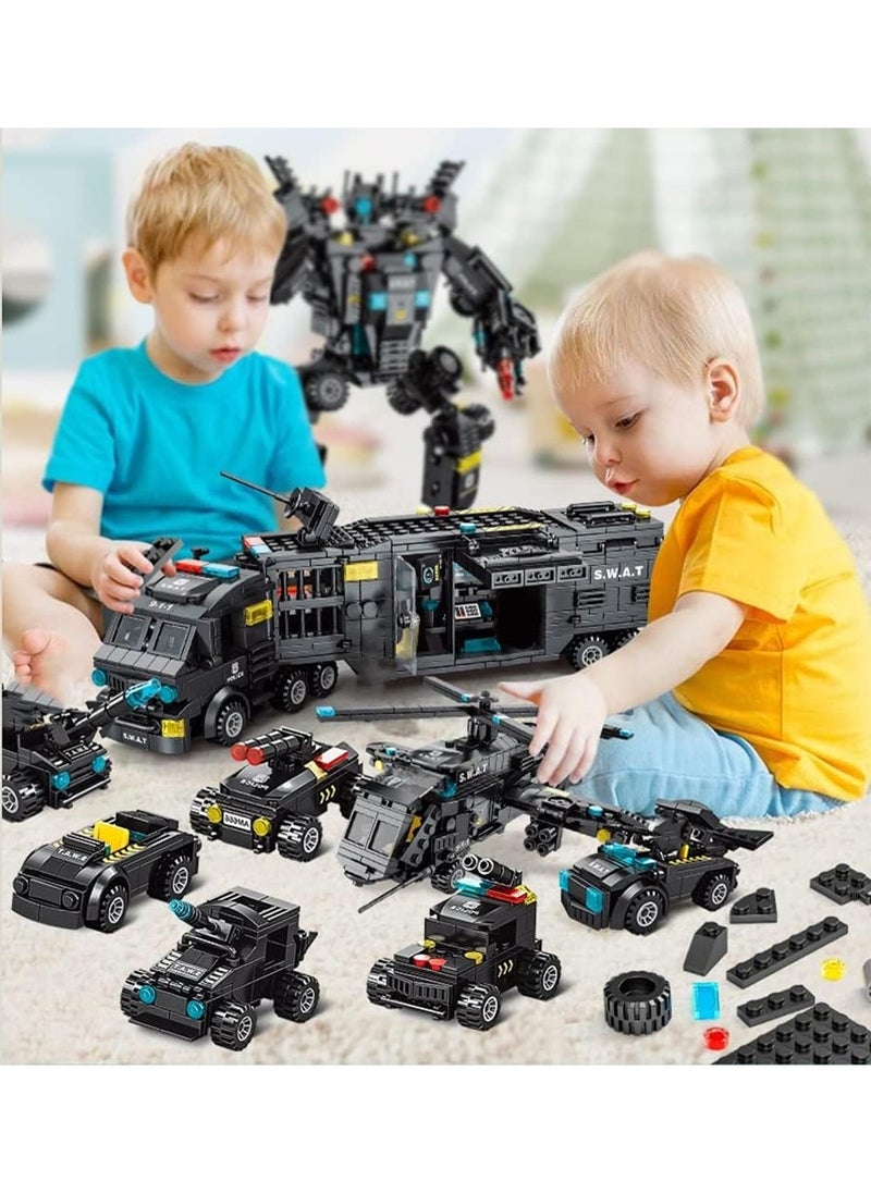 Robot Building Blocks Toys 51 Variants And Transformable Robots for Boys Age 8-12 Educational DIY Learning Building Bricks Truck Kit Engineering Erector Set Gifts for Kids Puzzle Toy  - Image 5