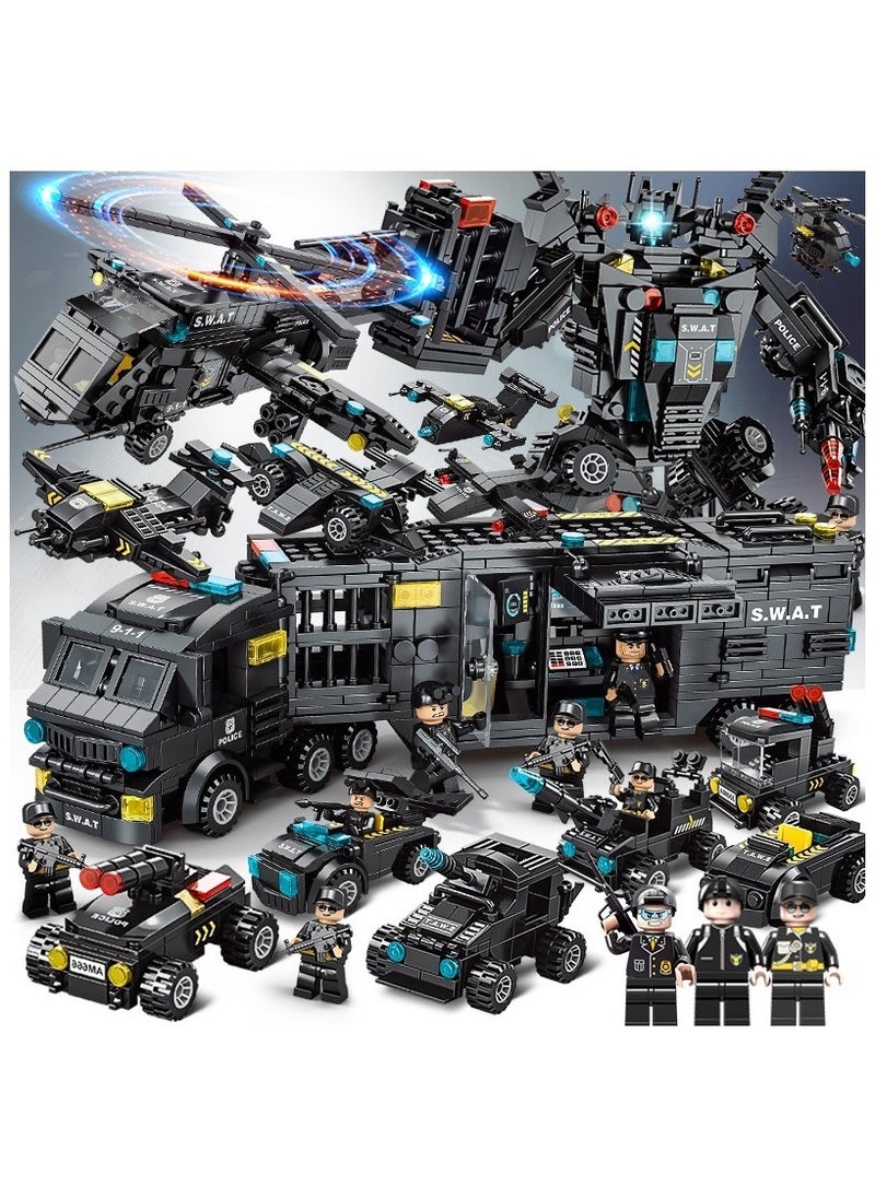 Robot Building Blocks Toys 51 Variants And Transformable Robots for Boys Age 8-12 Educational DIY Learning Building Bricks Truck Kit Engineering Erector Set Gifts for Kids Puzzle Toy  - Image 2