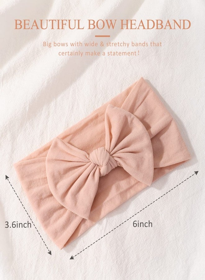 jollybows 20pcs Baby Nylon Headbands With Bow Elastic Hairband For Girls Newborn Infant Toddlers Kids Hair Accessories - Image 2