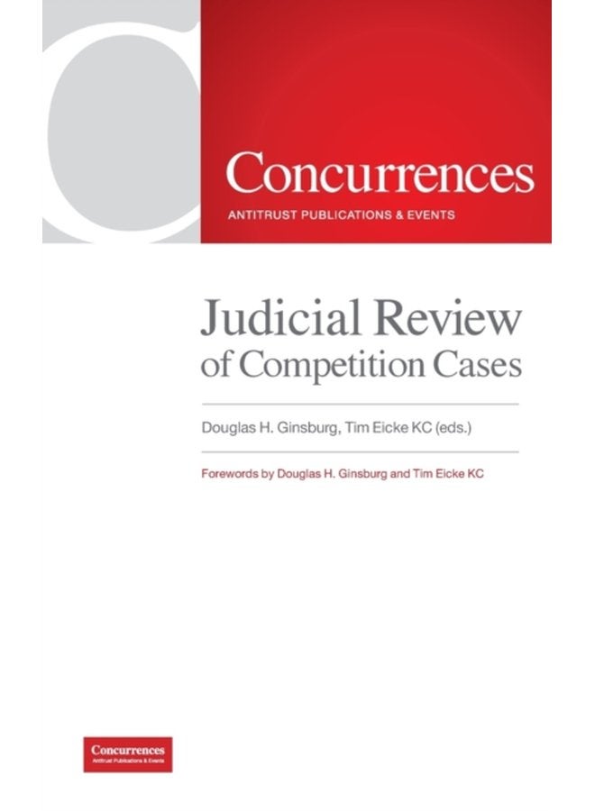 Judicial Review of Competition Cases - Hardback
