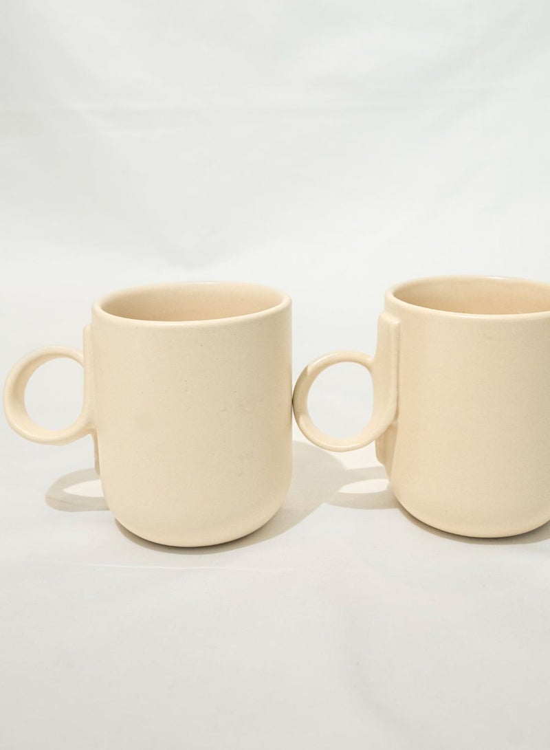 Curate Home Loop Ceramic Mug - Set of 2 - Image 2