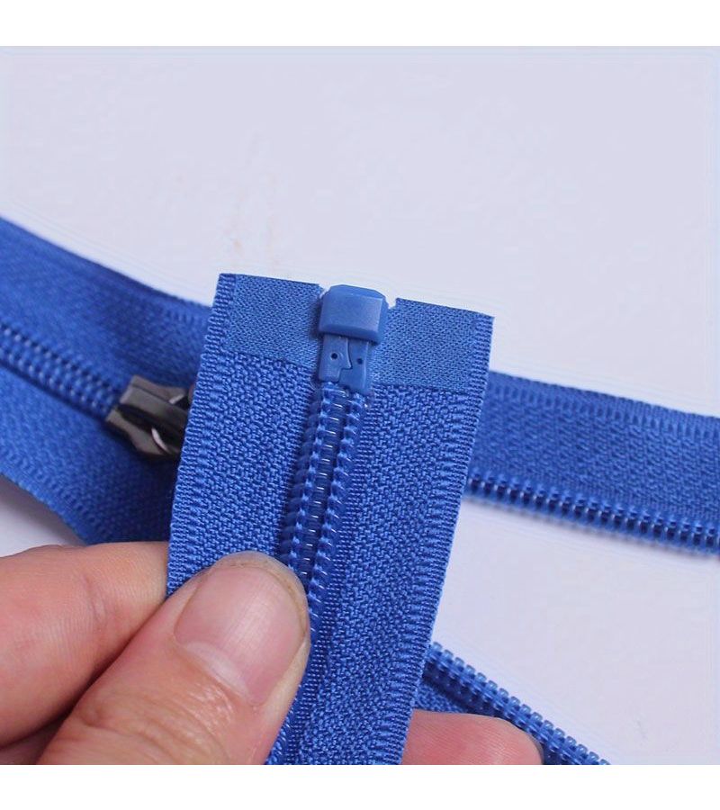 Dark Gray Nylon Openable Single-Way Zipper 80cm for Jackets Backpacks DIY - Image 5