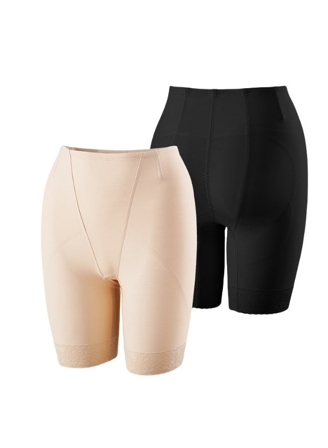 KUYING High Waisted Anti Glare Postpartum Waist Cinching And Hip Lifting Safety Pants For Body Shaping Set Of 2 - Image 1