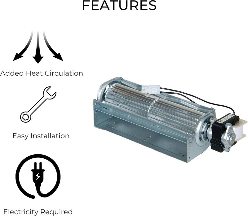 ProCom Blower for and Duluth Forge Gas Fireplaces and Stoves - Model# QEB100 - Image 5