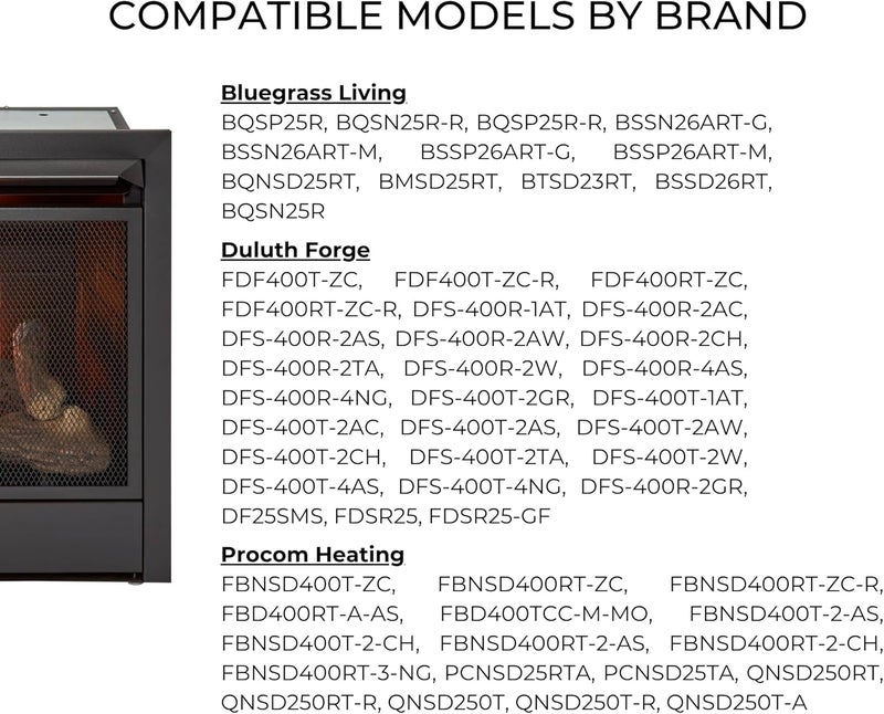 ProCom Blower for and Duluth Forge Gas Fireplaces and Stoves - Model# QEB100 - Image 4