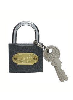 Generic Classic weatherproof metal lock (32mm) with 3 keys ensure maximum protection 