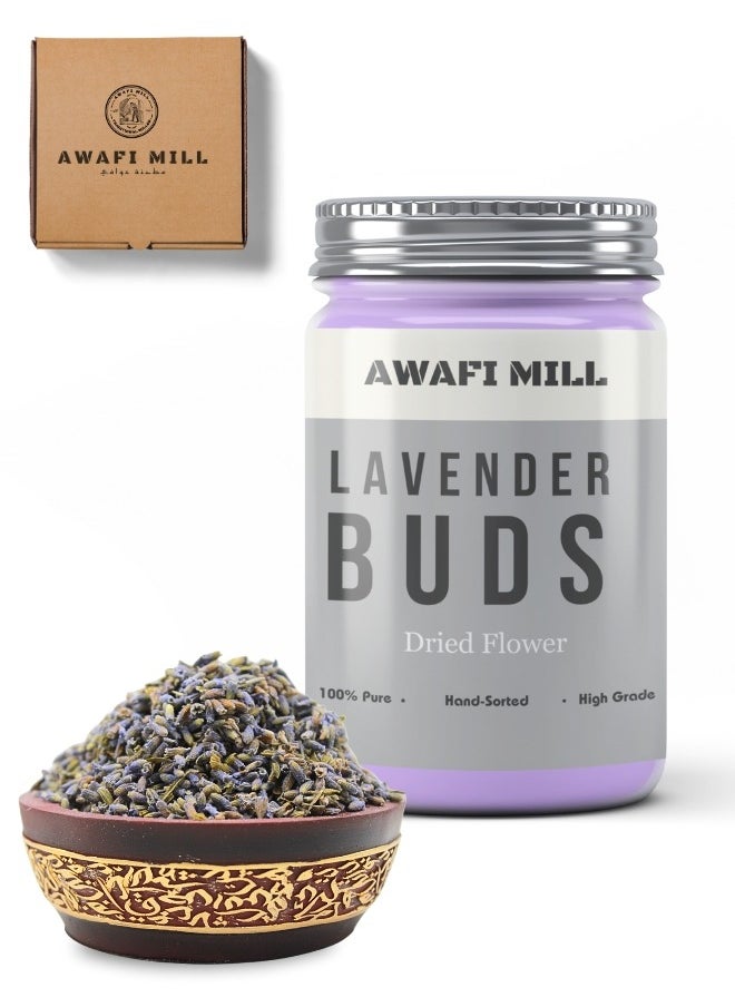 Awafi Mill - Natural Lavender Flower Buds | Premium Dried Lavender | 100% Pure and Fragrant - Image 1