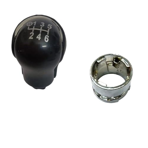 Nutoluck-Gear Lever Knob with 6 Gear Leather Quality Compatible with Innova Crysta,Fortuner - Image 1