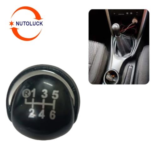 Nutoluck-Gear Lever Knob with 6 Gear Leather Quality Compatible with Innova Crysta,Fortuner - Image 4