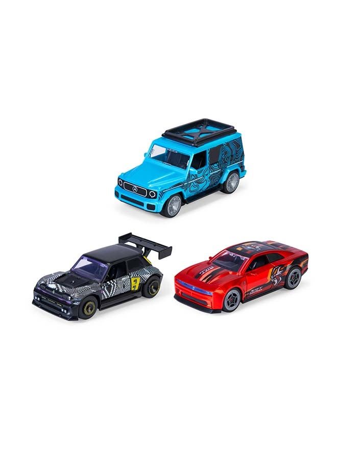 Dickie Pullback Racer 15cm Toy Car with Rubber Tyres & Opening Doors, Ages 3+ - Image 1