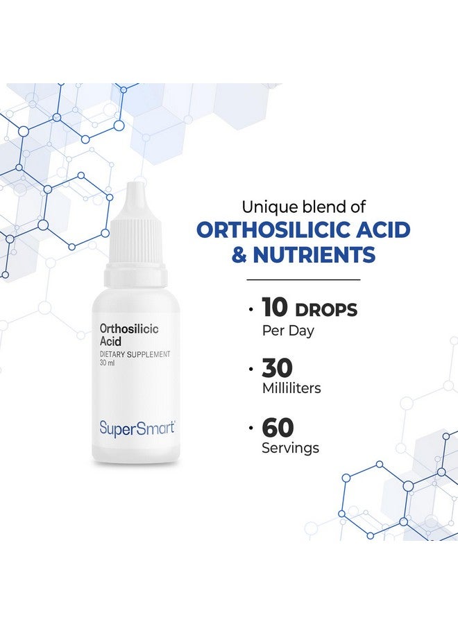 سوبرسمارت - حمض الأورثوسيليسيك (صيغة متقدمة) - مكمل السيليكون - مع MSM، كولين، كارنيتين، بورون، معادن | خالي من الكائنات المعدلة وراثيًا وخالي من الغلوتين - 30 مل - Image 4