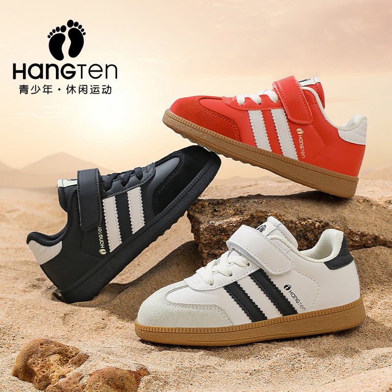 Hangten/Jubilant Boys Moral Training Shoes Black Sneaker Children'S Board Shoes Casual Soft Bottom Children'S Shoes - Image 5