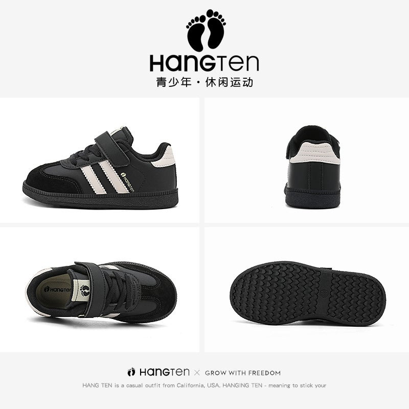 Hangten/Jubilant Boys Moral Training Shoes Black Sneaker Children'S Board Shoes Casual Soft Bottom Children'S Shoes - Image 4