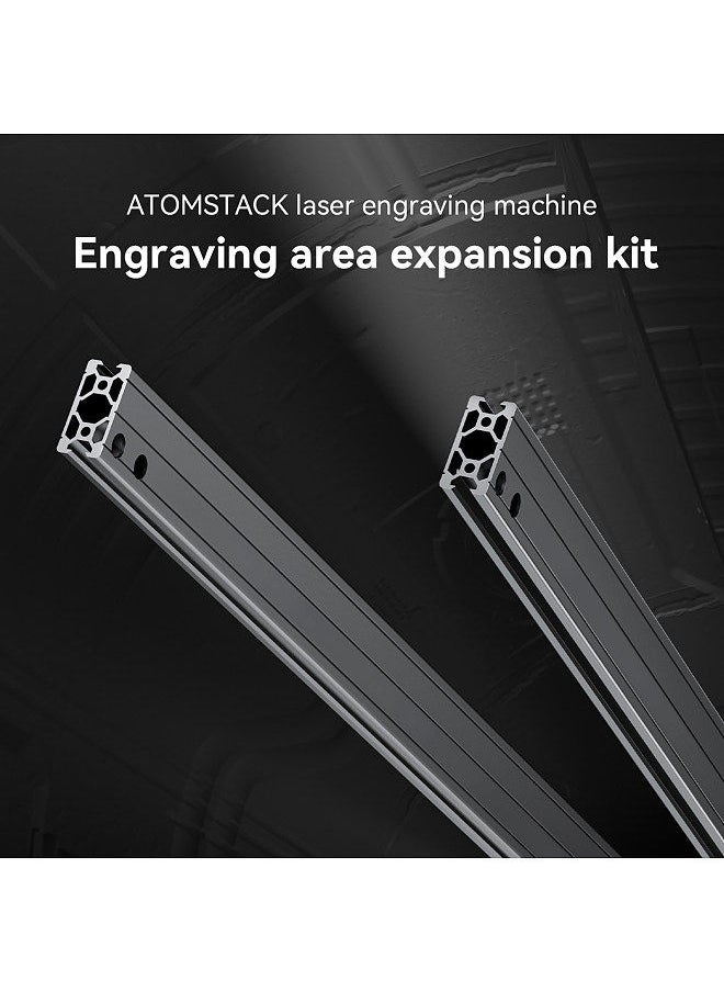 X20 PRO Laser Engraving Machine Engraving Area Y-axis Extension Kit Expand to 850x400mm Suitable for S20 Pro/ X20 Pro / A20 Pro Engraving Machine with High Precision High Stability