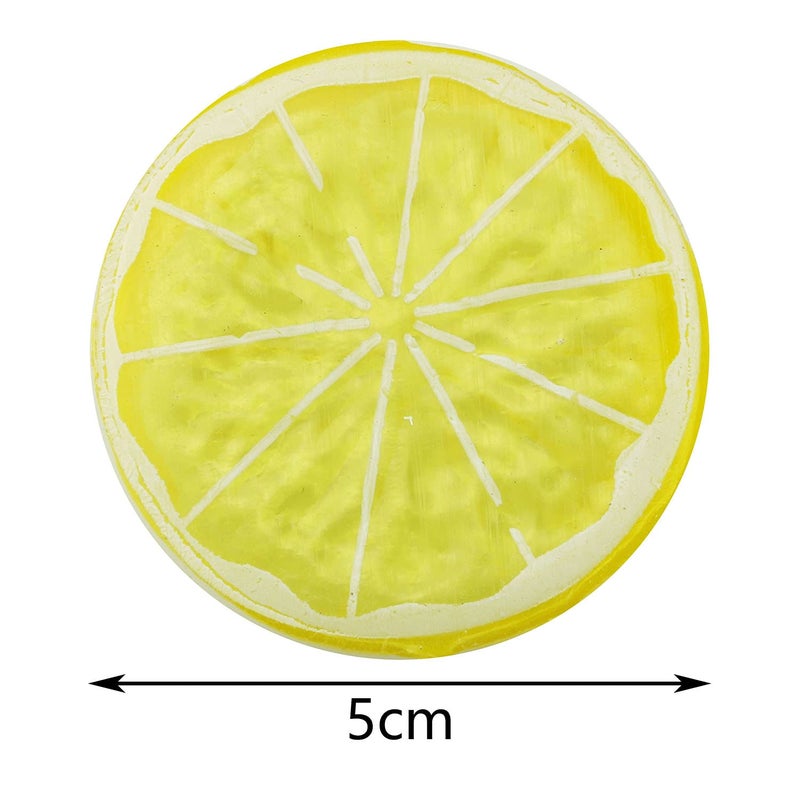 Tegg شرائح الليمون الاصطناعي من تيغ 12 قطعة صفراء تبدو حقيقية - Image 5