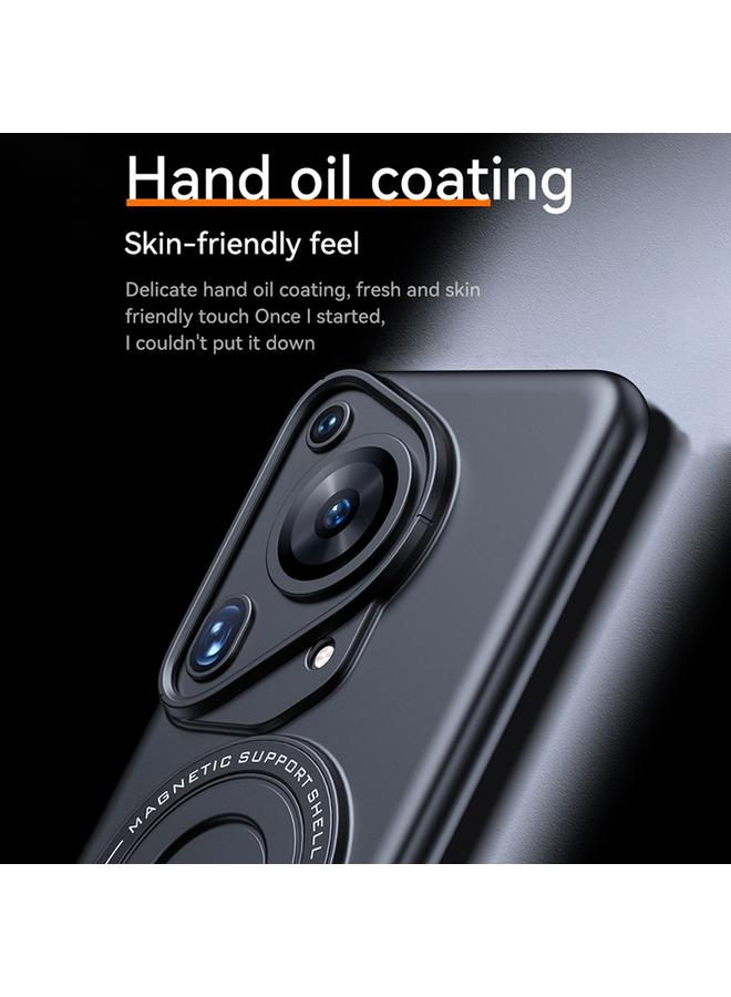 S-TOP Case For Huawei Pura 70 Frosted MagSafe Magnetic Ring Holder PC Phone Case - Image 3