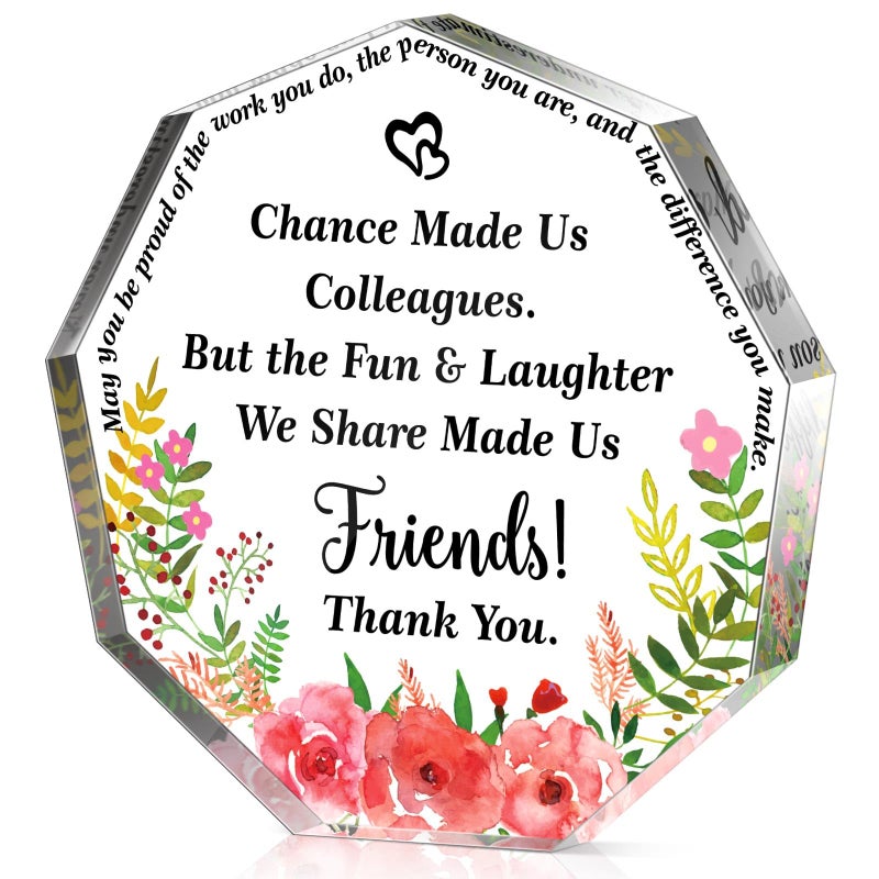 Yinder Thank You Gift for Women Inspirational Gift Office Coworker Gifts Graduation Gift for Friends Classmates Colleague Leaving Job Farewell Gift Teacher Appreciation Keepsake(Friend) - Image 1