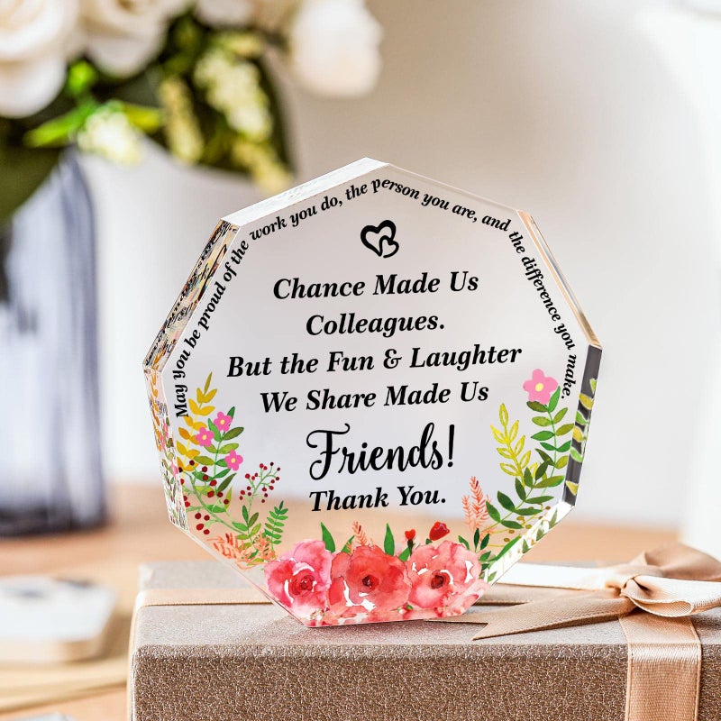 Yinder Thank You Gift for Women Inspirational Gift Office Coworker Gifts Graduation Gift for Friends Classmates Colleague Leaving Job Farewell Gift Teacher Appreciation Keepsake(Friend) - Image 3