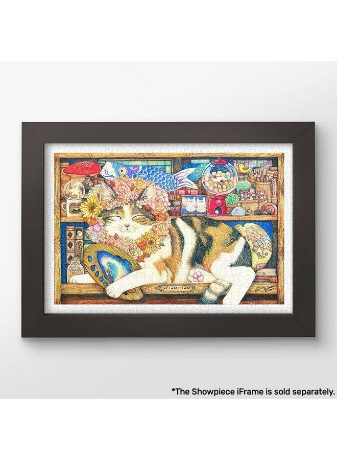 Pintoo Jigsaw Puzzles 600 Piece For Adults Cotton Lion Cat Artist Beautiful Plastic Puzzle For Home Decor Zero Dust Easy Storage [H2212] - Image 3