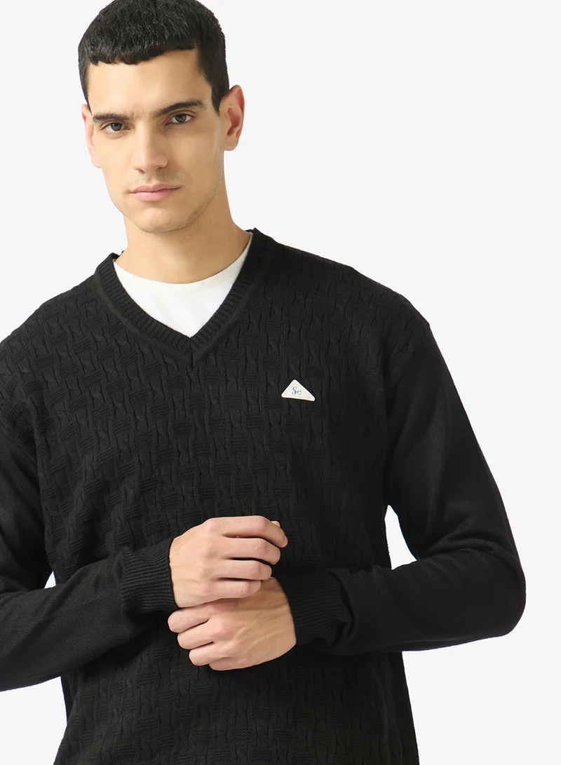 Robert Wood  Casual V Neck Pullover Sweater for Men | Best Price UAE