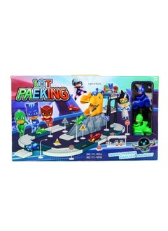 Generic PJ Masks Dinosaur Parking Lot Mini Figures - 111-107B  - Image 2