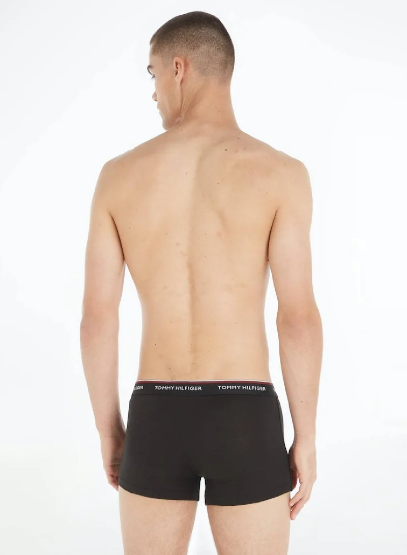 TOMMY HILFIGER 3-Pack Stretch Cotton Low Rise Trunks