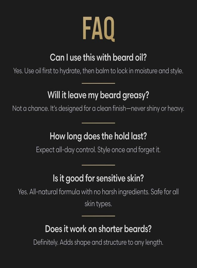 The Beard Struggle Warrior’s Beard Balm - Platinum Collection, Aesir's Triumph - Non-Greasy Low-Hold Formula, Luxurious Cologne-Grade Fragrances 100% Natural and Plant-Based Ingredients - 50g - Image 5