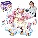 IFLOVE Jumbo Floor Puzzle for Kids48 Piece Unicorn Large Jigsaw PuzzlesPuzzle for Toddler Ages 35Fun Educational Preschool Learning Toy Easter Gift for Boys Girls Ages 48 Shimmery Unicorn - Image 2