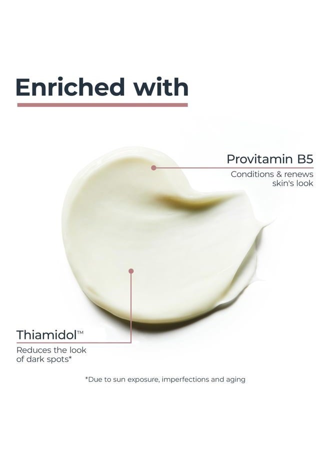 Eucerin Radiant Tone Night Cream, Dark Spot Corrector with Thiamidol, Night Moisturizer for Face Helps Visibly Reduce the Look of Persistent Dark Spots, All Skin Types, 1.7 Oz Bottle - Image 5