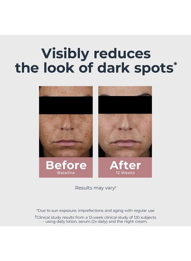 Eucerin Radiant Tone Night Cream, Dark Spot Corrector with Thiamidol, Night Moisturizer for Face Helps Visibly Reduce the Look of Persistent Dark Spots, All Skin Types, 1.7 Oz Bottle - Image 3