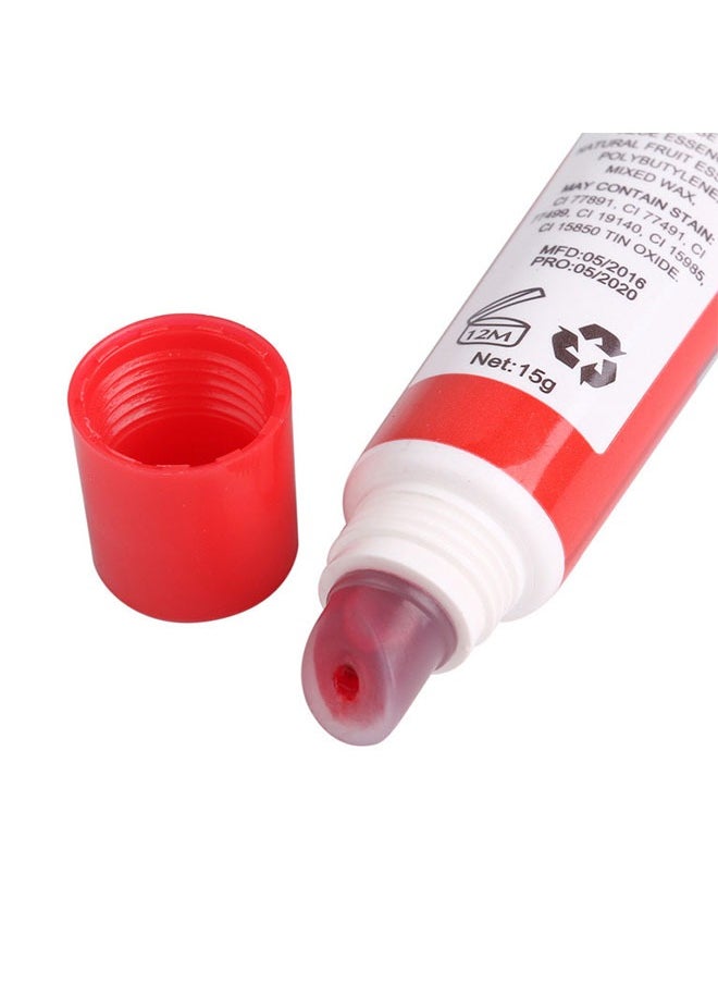 Romantic bear - Peel Off Lip Gloss (Red), Long Lasting and Not Easy To Fade or Stick On Cup, Mild Ingredients With High Nutrition are Easy To Be Absorbed and Harmless, Easy To Match Various Makeup Styles - Image 1