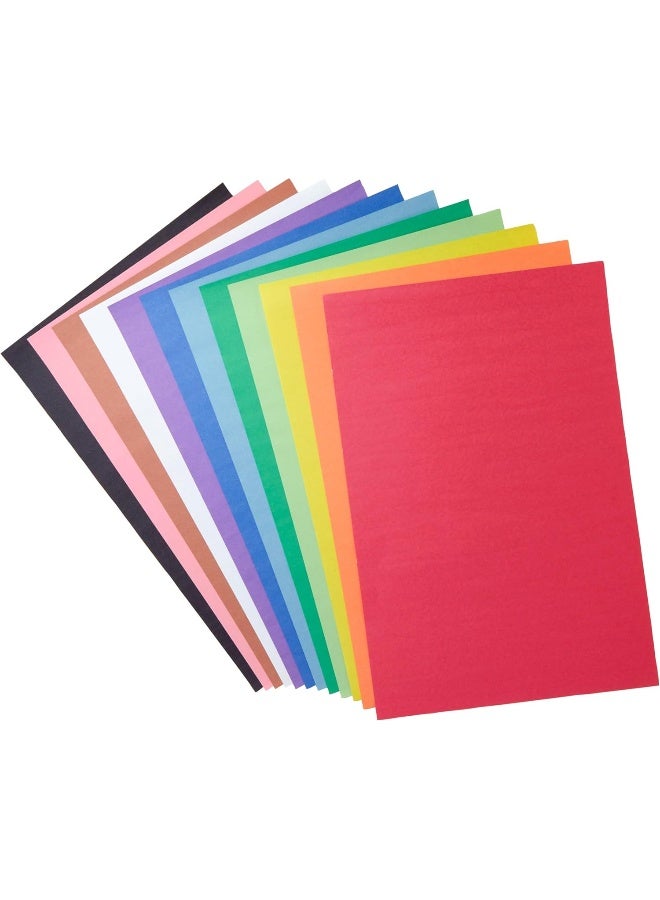 CRAYOLA Construction Paper Giant 48PG, 48 Sheets W/Stencil, One Size - Image 3