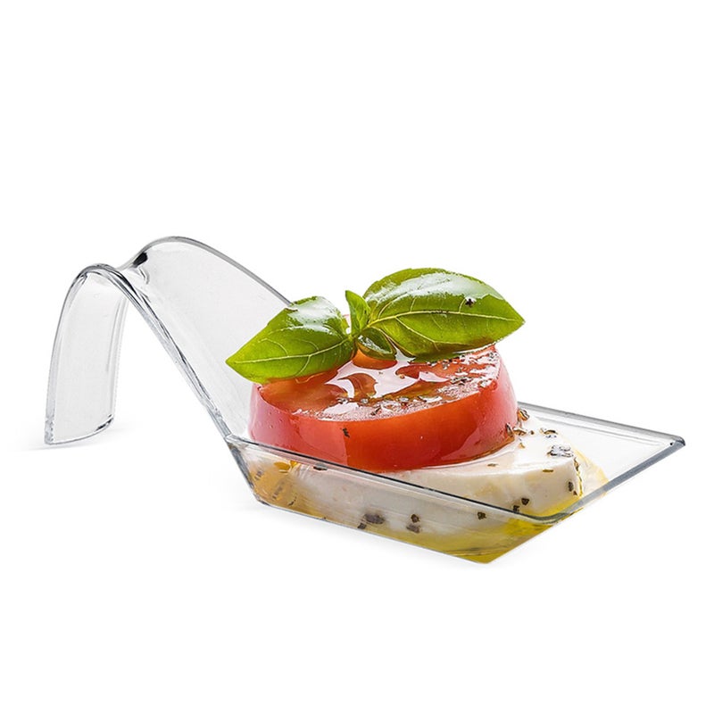 50pcs Food Service Display Tray Dessert Plate Spoon Design Plate Home Kitchen Accessories - Image 5