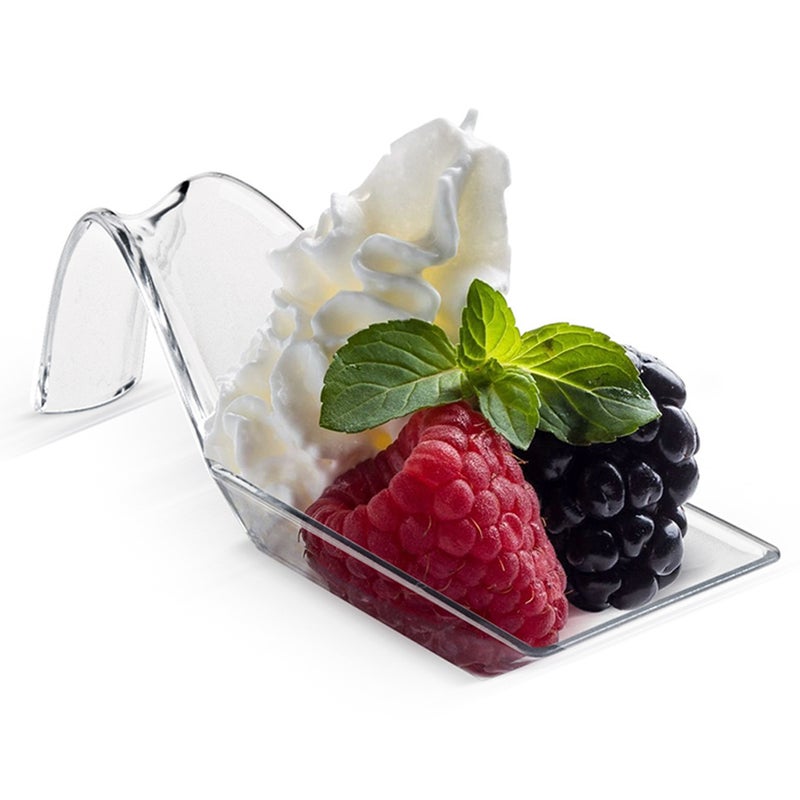 50pcs Food Service Display Tray Dessert Plate Spoon Design Plate Home Kitchen Accessories - Image 4