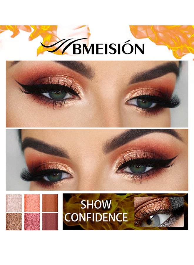 بميسيون لوحة ظلال العيون لهب - 12 لونا طبيعي عارية غير لامعة وميض بريق الصباغ ظلال العيون مجموعة البليت للماء سموكي المهنية الجمال ماكياج كيت - Image 4