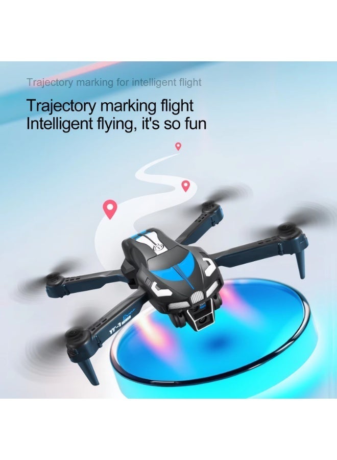 كلوزيلي بطاريتان، طائرة بدون طيار قابلة للطي مزودة بكاميرا عالية الدقة مزدوجة، تحكم عن بعد، نظام ذكي لتجنب العوائق، نظام تحديد المواقع بالتدفق البصري، دوران 360 درجة، تعديل السرعة، قابلة لإعادة الشحن، عمر بطارية طويل، تصوير بالإيماءات، مناسبة للمبتدئين، تصوير جوي - Image 2