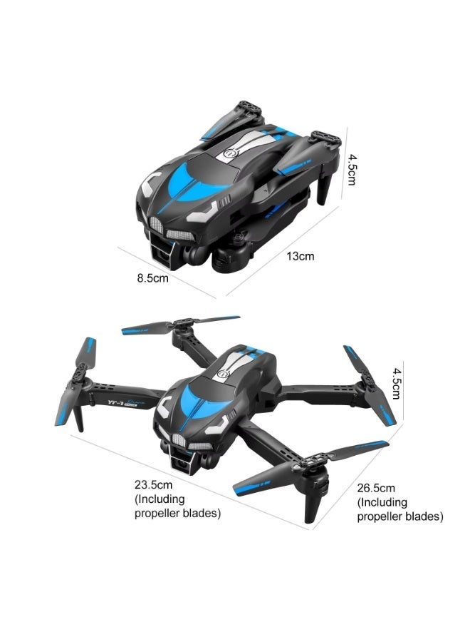 كلوزيلي بطاريتان، طائرة بدون طيار قابلة للطي مزودة بكاميرا عالية الدقة مزدوجة، تحكم عن بعد، نظام ذكي لتجنب العوائق، نظام تحديد المواقع بالتدفق البصري، دوران 360 درجة، تعديل السرعة، قابلة لإعادة الشحن، عمر بطارية طويل، تصوير بالإيماءات، مناسبة للمبتدئين، تصوير جوي - Image 4