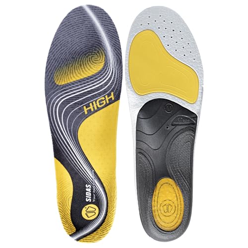 SIDAS Unisex 3Feet Activ' High-Arched Feet Multisports All-Year Insoles | Enhanced Heel Cushioning, X-Small (35-36) - Image 1