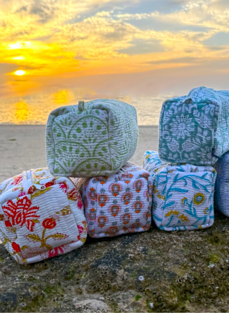 Tohfa Luxe TohfaLuxe Oro Handmade Block Printed Pouch  - Image 3