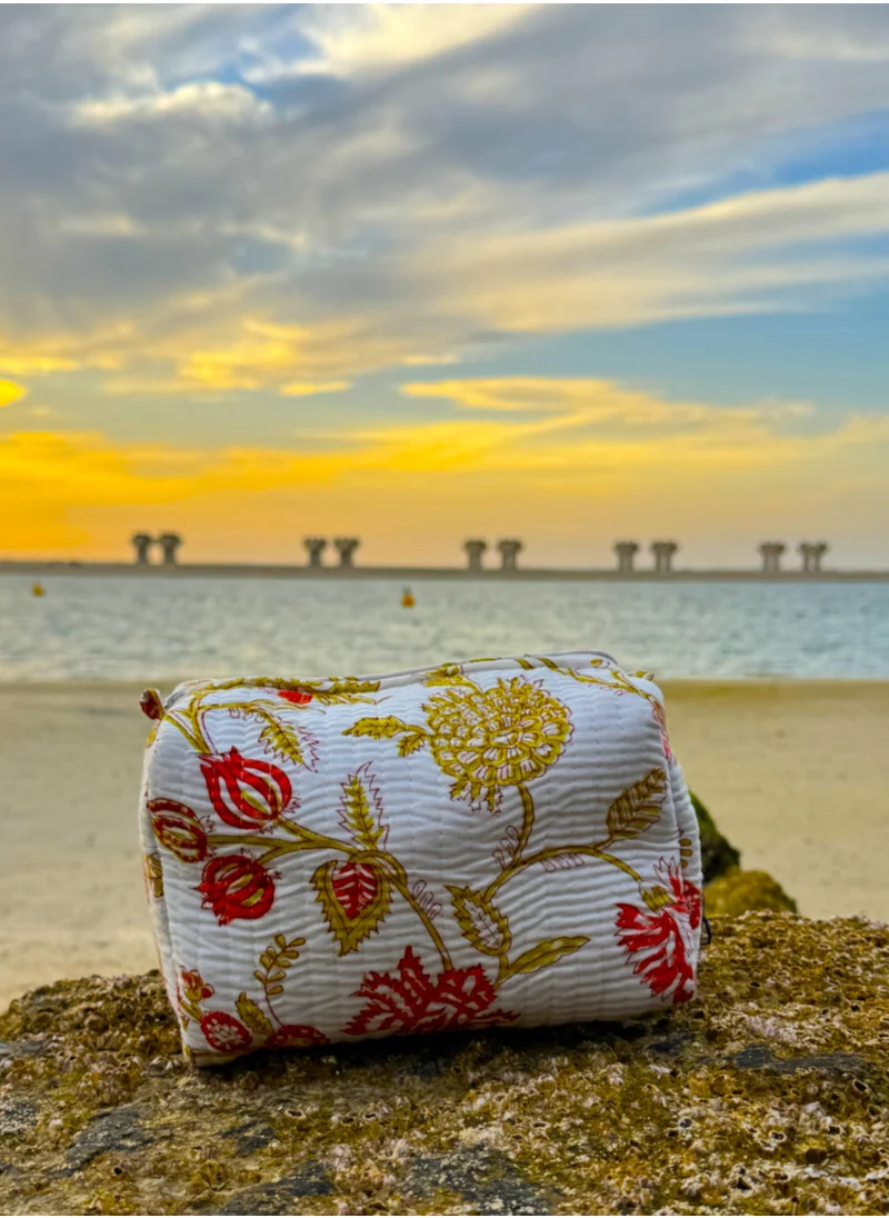 تحفة لوكس TohfaLuxe Oro Handmade Block Printed Pouch