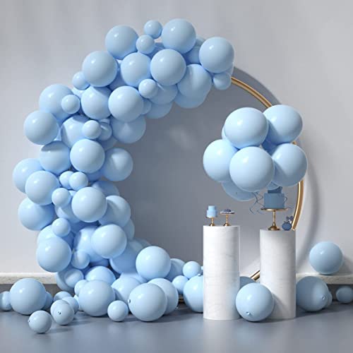 atorakushon Latex Sky Blue Color 10" Inch Pastel Balloons Pack Of 50pcs Best For Theme Party Decoration Happy Birthday Party Supplies Wedding Anniversary Office Party Purpose House party - Image 5