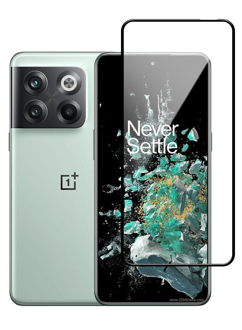 Screen Protector For OnePlus 10T 9H Hardness Tempered Glass Film, Bubble Free Easy Installation, Full Coverage, Anti Scratch And Touch Sensitive